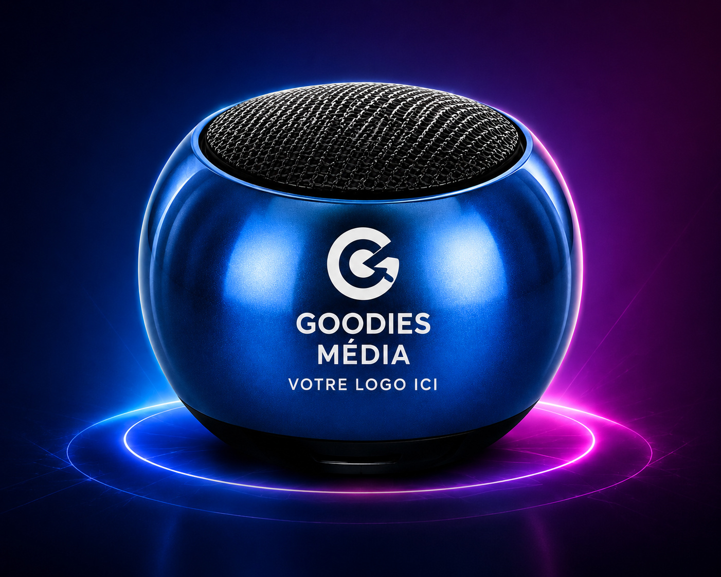 Mini enceinte Bluetooth 3W, GOODIES MEDIA, fournisseur d'objet publicitaire, fournisseurs de stylo publicitaire, cadeau d'entreprise